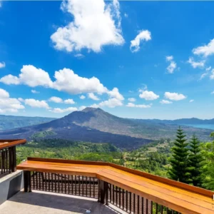 Kintamani adventure package with hotel booking Mount Batur view