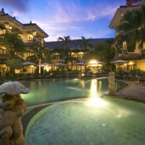 Parigata Resort Villas booking Sanur tropical escape pool view