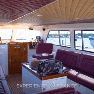 Bali luxury private yacht charter deals Queen Ruizi sunset view