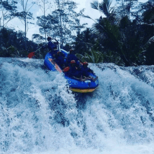 Longest Bali rafting route deals Telaga Waja river