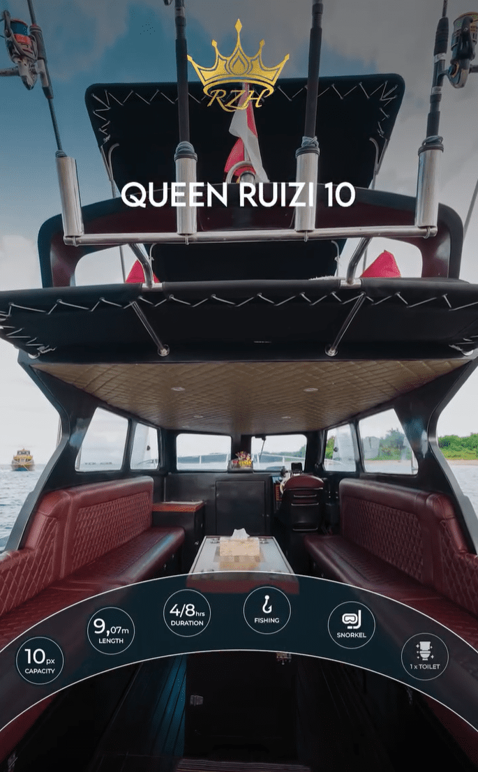 Queen Ruizi group charter price