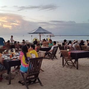 Bali fresh grilled seafood dinner price lobster and snapper platter