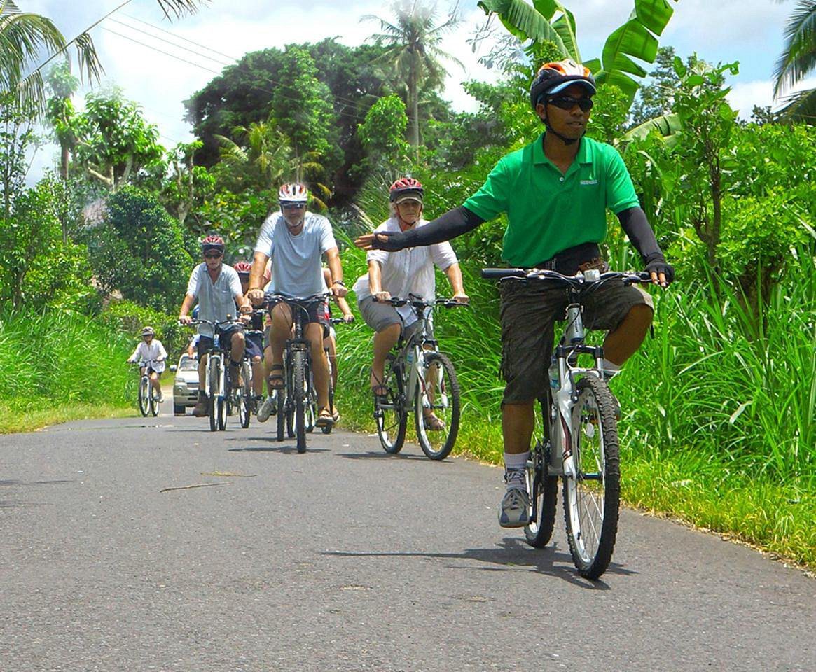 Bali cycling tour rice terraces price Greenbike adventure