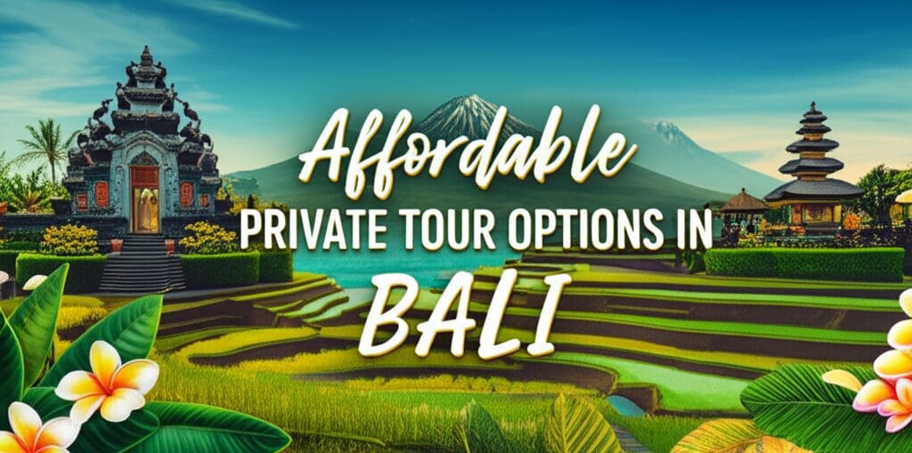 Affordable Private Tour Options in Bali