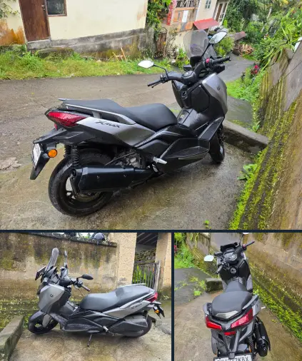 Motorbike Hire Nusa Dua Bali by Adeeva Tours A modern black automatic scooter available for rent in Nusa Dua, Bali through Adeeva Tours.