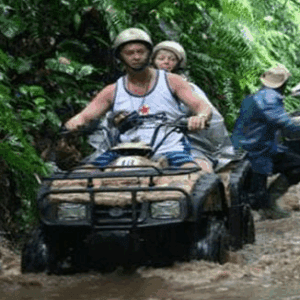 Bakas ATV ride package price Melangit River crossing
