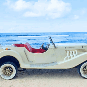 Bali vintage car rental with driver price VW Safari Cabriolet