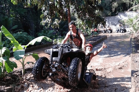 Batubulan ATV ride package price tunnel adventure