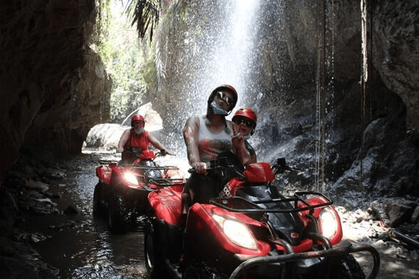 Batubulan ATV ride package price tunnel adventure