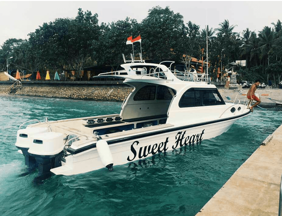 Sweet Heart Speed Boat charter price private transfer to Penida 1 Sweet Heart Speed Boat charter price private transfer to Penida
