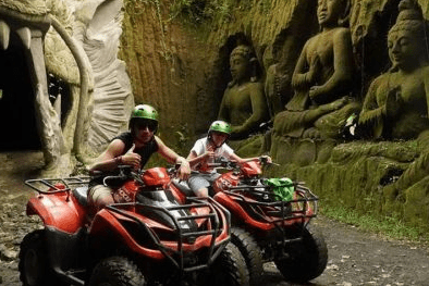 Ubud ATV ride with Dragon Cave booking Green ATV