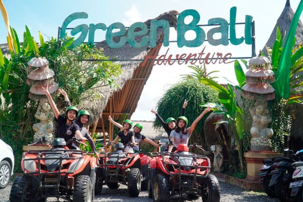 Ubud ATV ride with Dragon Cave booking Green ATV