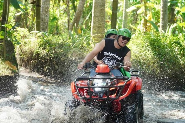 Ubud ATV ride with Dragon Cave booking Green ATV
