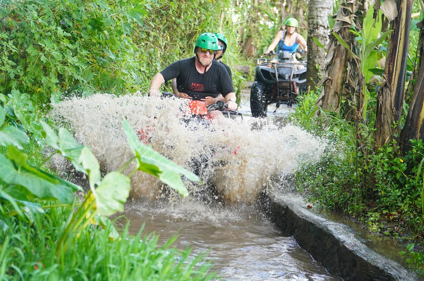Ubud ATV ride with Dragon Cave booking Green ATV