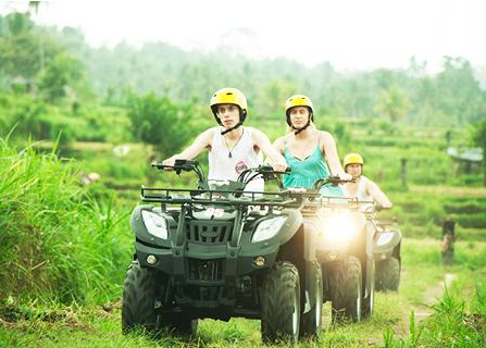 Ubud Quad Bike tour 1 hour price scenic rice fields pertiwi