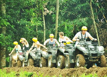 Ubud Quad Bike tour 1 hour price scenic rice fields pertiwi