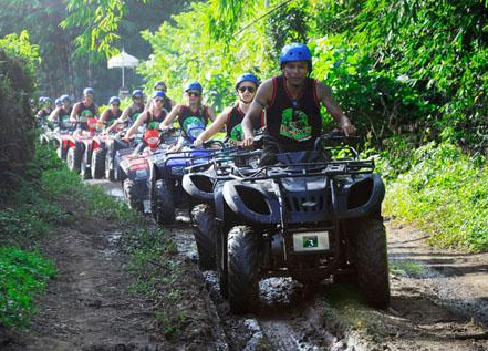 Wake ATV ride Bali package price black sand beach