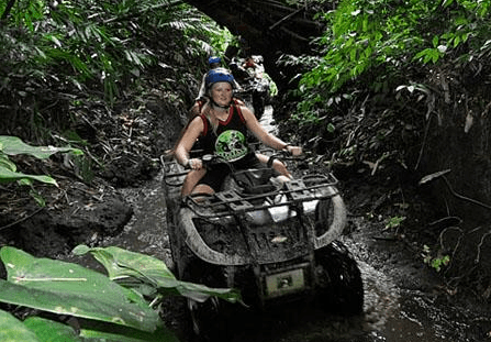 Wake ATV ride Bali package price black sand beach